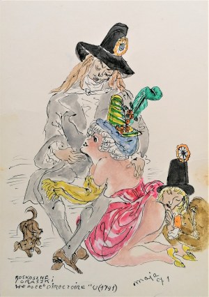 Maja Berezowska(1898-1978),Rozkoszne igraszki,1971