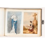 Album [obsahuje 59 kreseb a akvarelů a 4 fotografie], polovina 19. století
