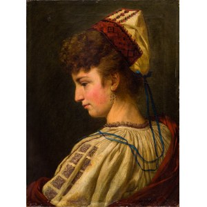Author undetermined, Portrait of a young Greek woman, first half of 19th century.