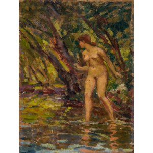Stanislaw Zurawski (1889-1976), Nude [In the Bath], 1920s.