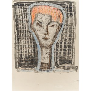Maria Ritter (1899-1976), Female head, 1950s.