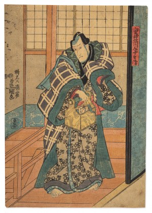 Utagawa Kunisada (1786-1864), Malarz ze swymi narzędziami, połowa XIX wieku