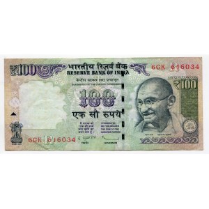 India 100 Rupees 2012