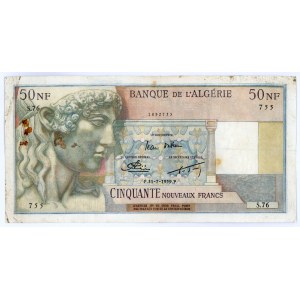 Algeria 50 Nouveaux Francs 1959