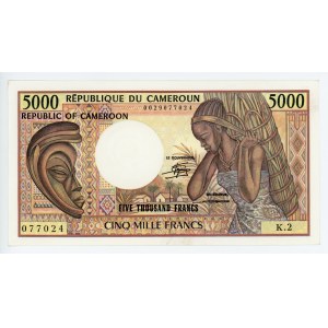 Cameroon 5000 Francs 1984 - 1992 (ND)