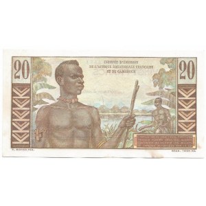 French Equatorial Africa 20 Francs 1957 Cameroon