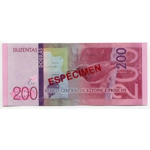 Saint Thomas & Prince 200 Dobras 2016 Specimen