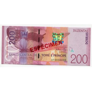 Saint Thomas & Prince 200 Dobras 2016 Specimen