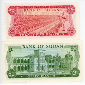 Sudan 25 & 50 Piastres 1980