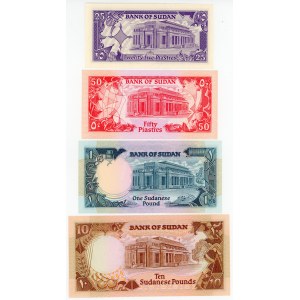 Sudan Lot of 4 Banknotes 1985