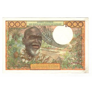West African States Niger 1000 Francs 1959 (ND)