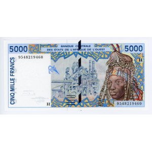 West African States Niger 5000 Francs 1995