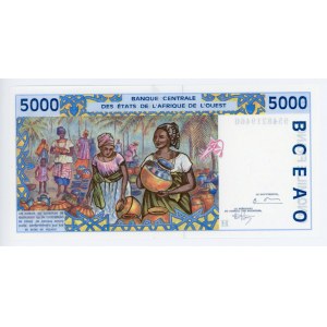 West African States Niger 5000 Francs 1995