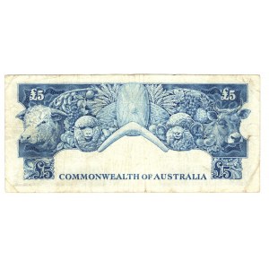 Australia Commonwealth 5 Pounds 1954