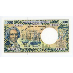 French Pacific Territories 5000 Francs 1996 (ND)