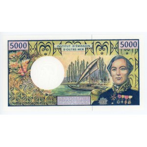 French Pacific Territories 5000 Francs 1996 (ND)