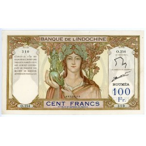 New Caledonia 100 Francs 1963 (ND)