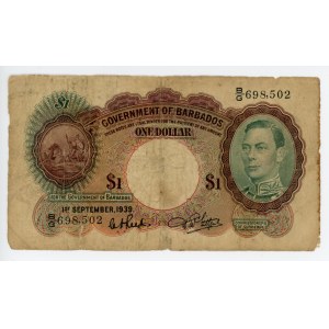 Barbados 1 Dollar 1939