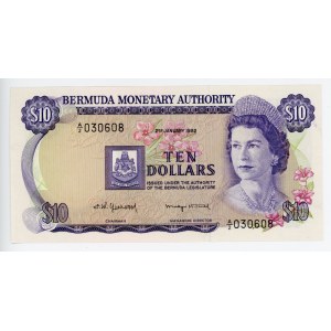 Bermuda 10 Dollars 1982