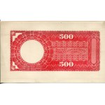 Brazil 500 Mil Reis 1889 Back Proofs