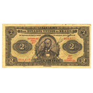 Brazil 2 Mil Reis 1923 (ND)