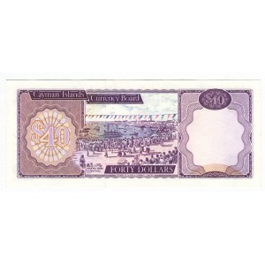 Cayman Islands 40 Dollars 1974