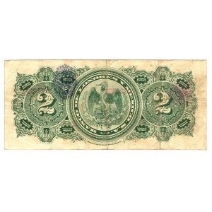 Mexico Londres 2 Peso 1914