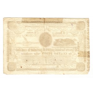 Paraguay 4 Peso 1862