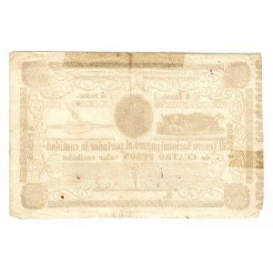 Paraguay 4 Peso 1862