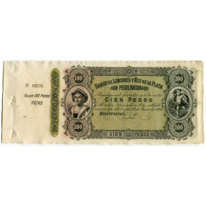 Uruguay 100 Pesos 1862 (ND)