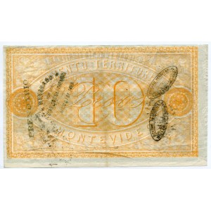 Uruguay 10 Pesos 1868
