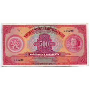 Czechoslovakia 500 Korun 1925