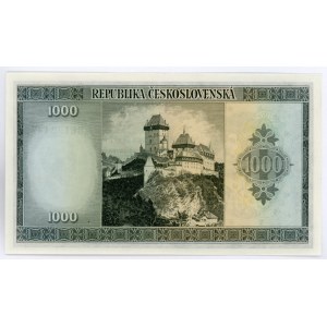 Czechoslovakia 1000 Korun 1945 Specimen