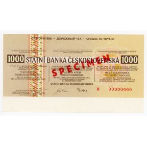 Czechoslovakia 1000 Korun (ND) Specimen