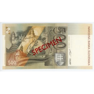 Slovakia 500 Korun 1993 Specimen