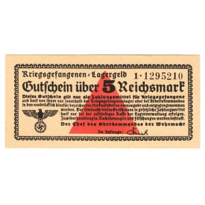 Germany - Third Reich Lagergeld 5 Reichsmark 1939 (ND)