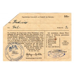Germany - Third Reich Winterhelp 10 Reichsmark 1942 -1943