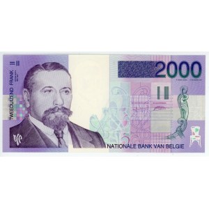 Belgium 2000 Francs 1994 - 2001 (ND)