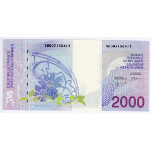 Belgium 2000 Francs 1994 - 2001 (ND)