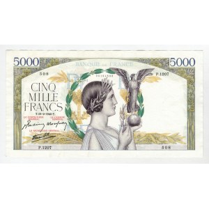 France 5000 Francs 1943