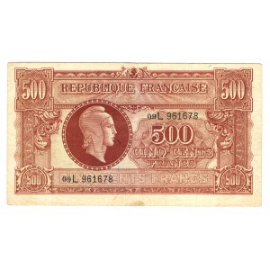 France 500 Francs 1944