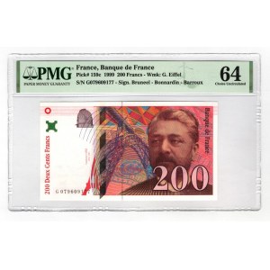 France 200 Francs 1999 PMG 64