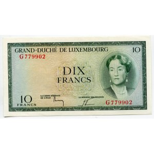 Luxembourg 10 Francs 1954 (ND)