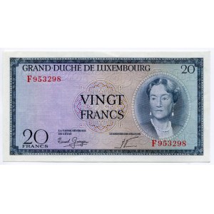 Luxembourg 20 Francs 1955 (ND)