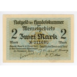 Memel 2 Mark 1922