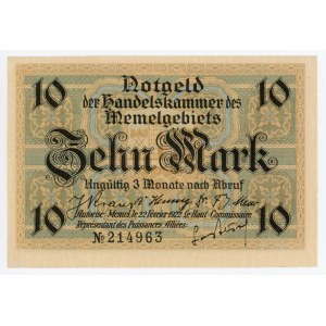 Memel 10 Mark 1922