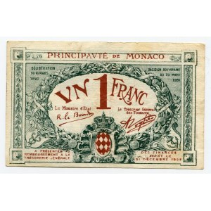 Monaco 1 Franc 1920