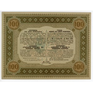 Montenegro 1000 Francs 1917