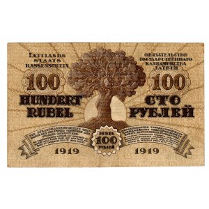 Latvia 100 Roubles 1919
