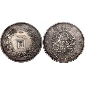 Japan 1 Yen 1878 (11) NGC AU